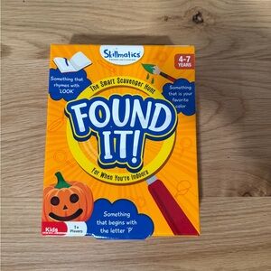 Found It! Indoor Scavenger Hunt Game - Orange